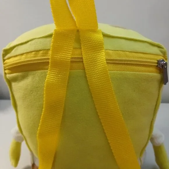 Nickelodeon SpongeBob SquarePants Yellow Stuffed Plush Animal Backpack Bookbag - Picture 6 of 9